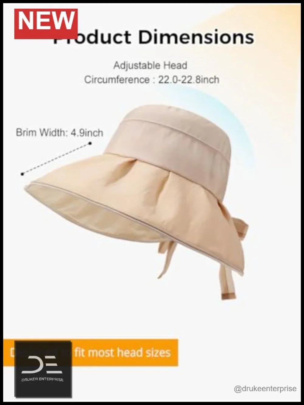 Wide Brim Sun Hat UPF 80+ UV Protection Foldable Packable Travel Beach Outdoor